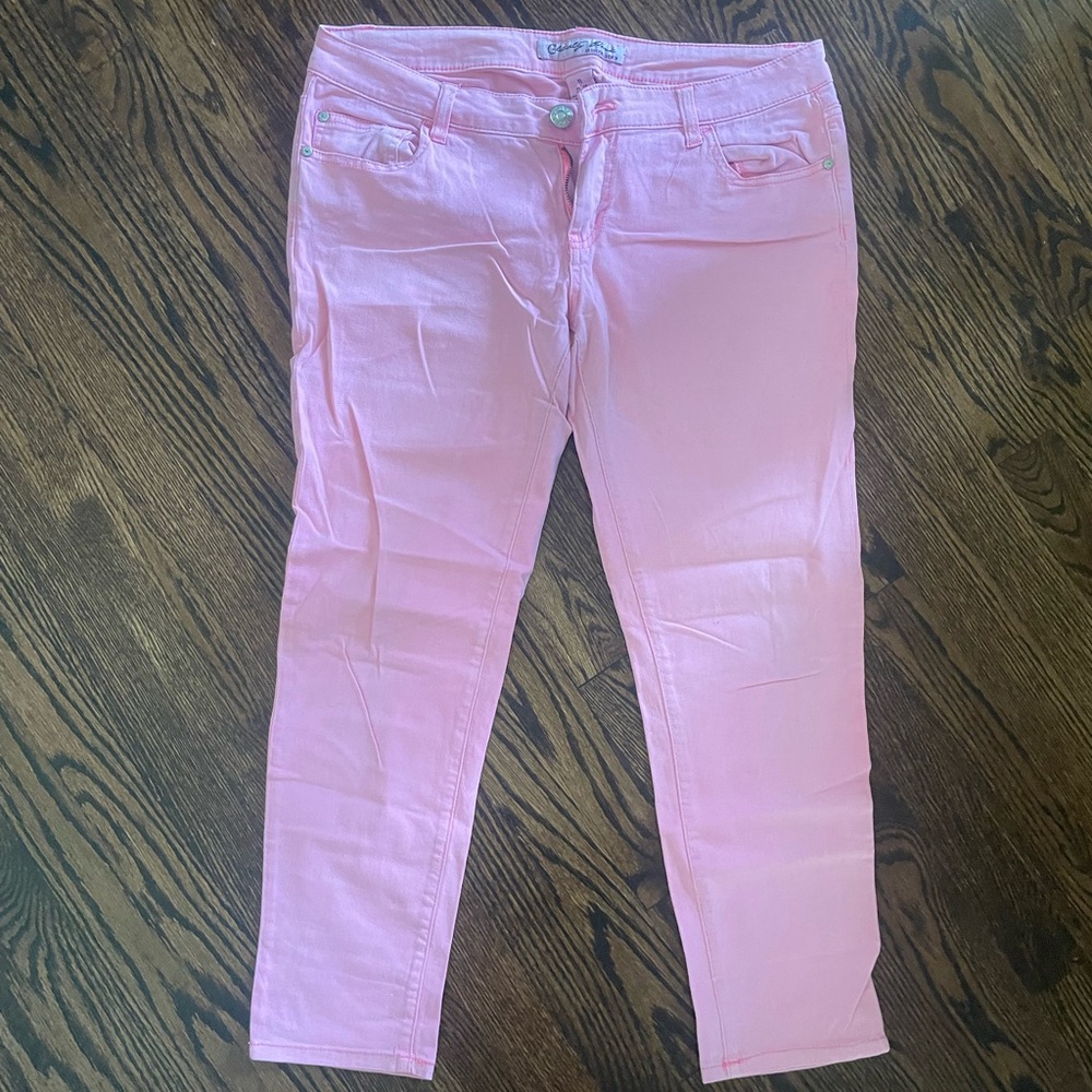 Pink jeans size 11 (juniors size)
